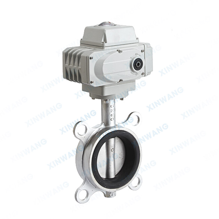电动全不锈钢对夹蝶阀