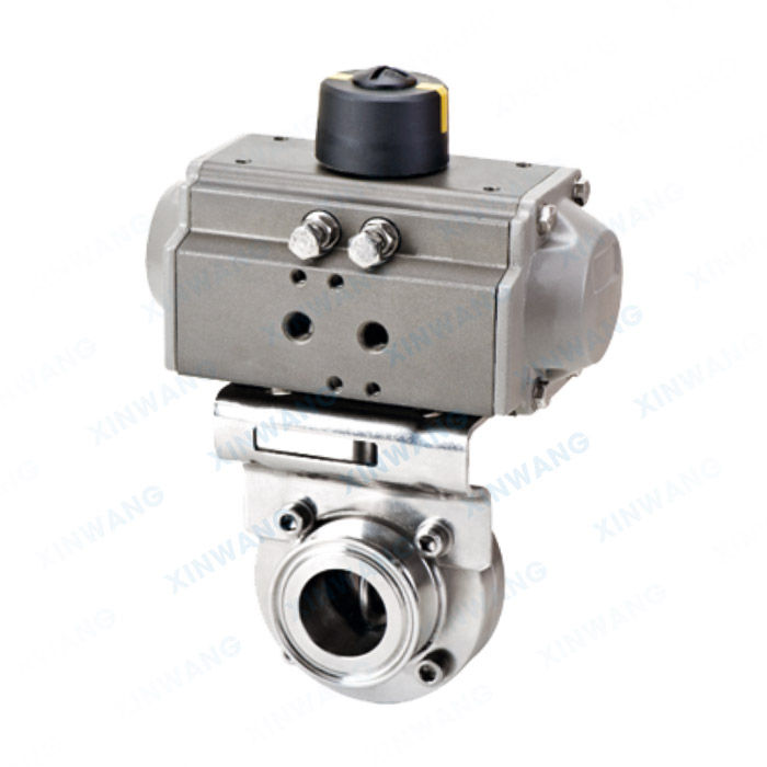 气动卫生级快装蝶阀