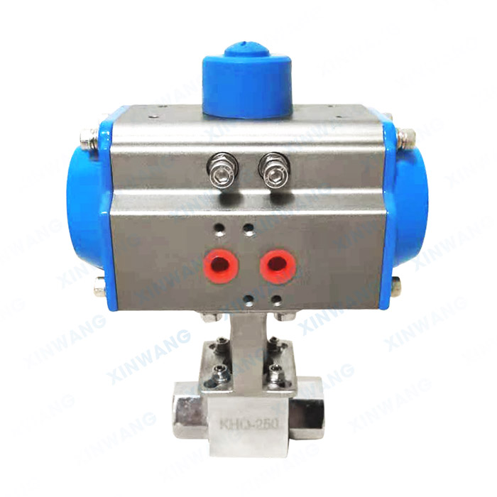 气动高压螺纹球阀