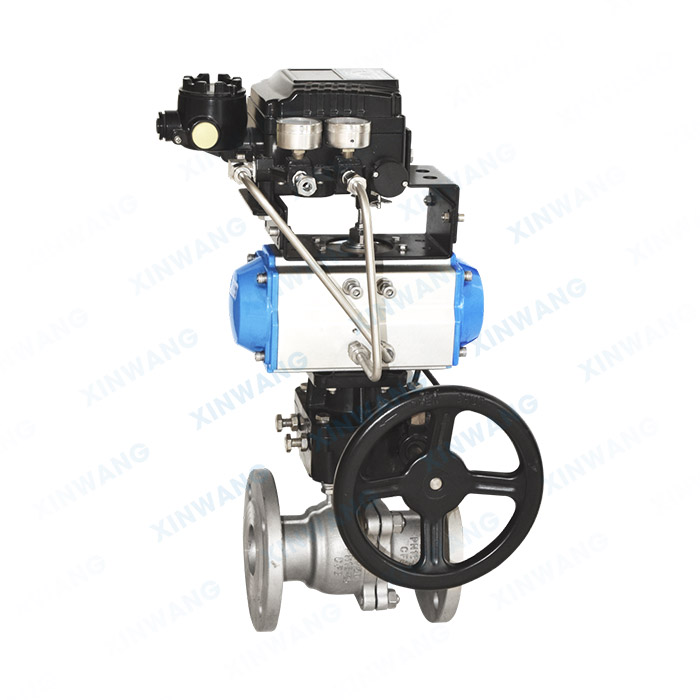 调节型气动法兰球阀