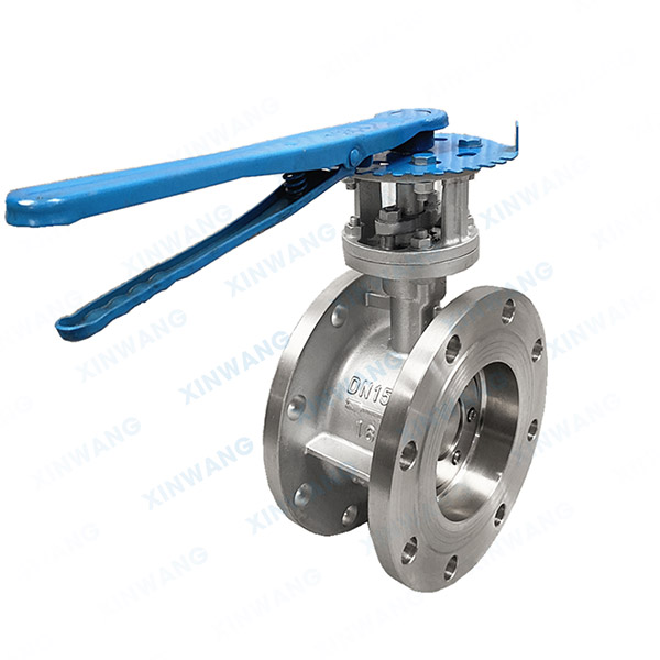 手动法兰蝶阀