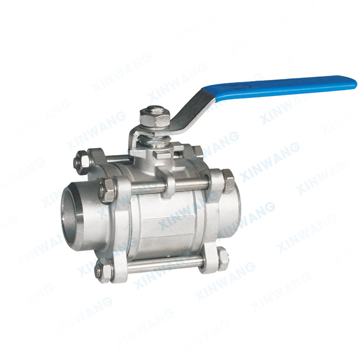 三片式对焊球阀